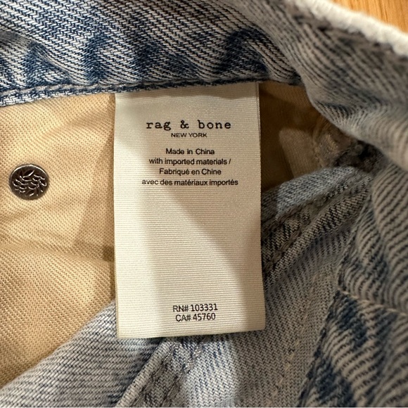 Rag & Bone Sofie Featherweight High Rise Wide Leg Women’s Jeans Size 26 - Picture 8 of 15